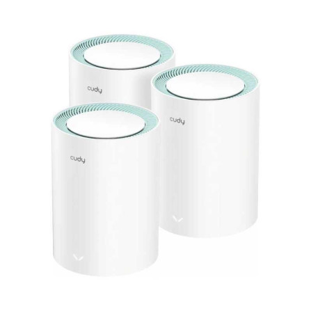 Sistema WiFi Mesh Cudy M1300 (3-Pack) – Cobertura total para hogares y oficinas