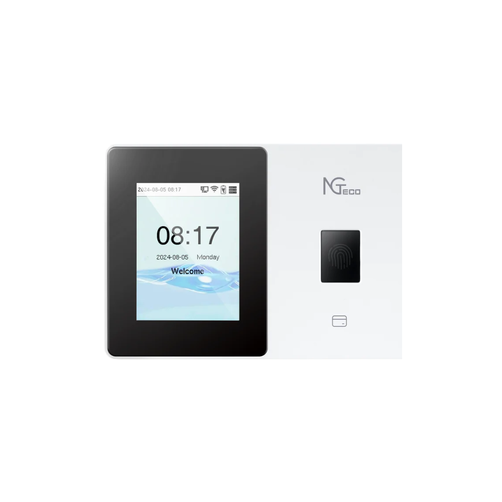 Reloj Biométrico NGTECO Cloud Time Clock TC2 – Control de asistencia simple y eficiente en la nube