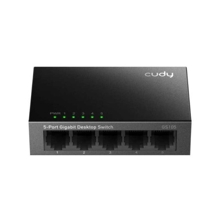 Switch Cudy GS105 – Conectividad Gigabit rápida y confiable